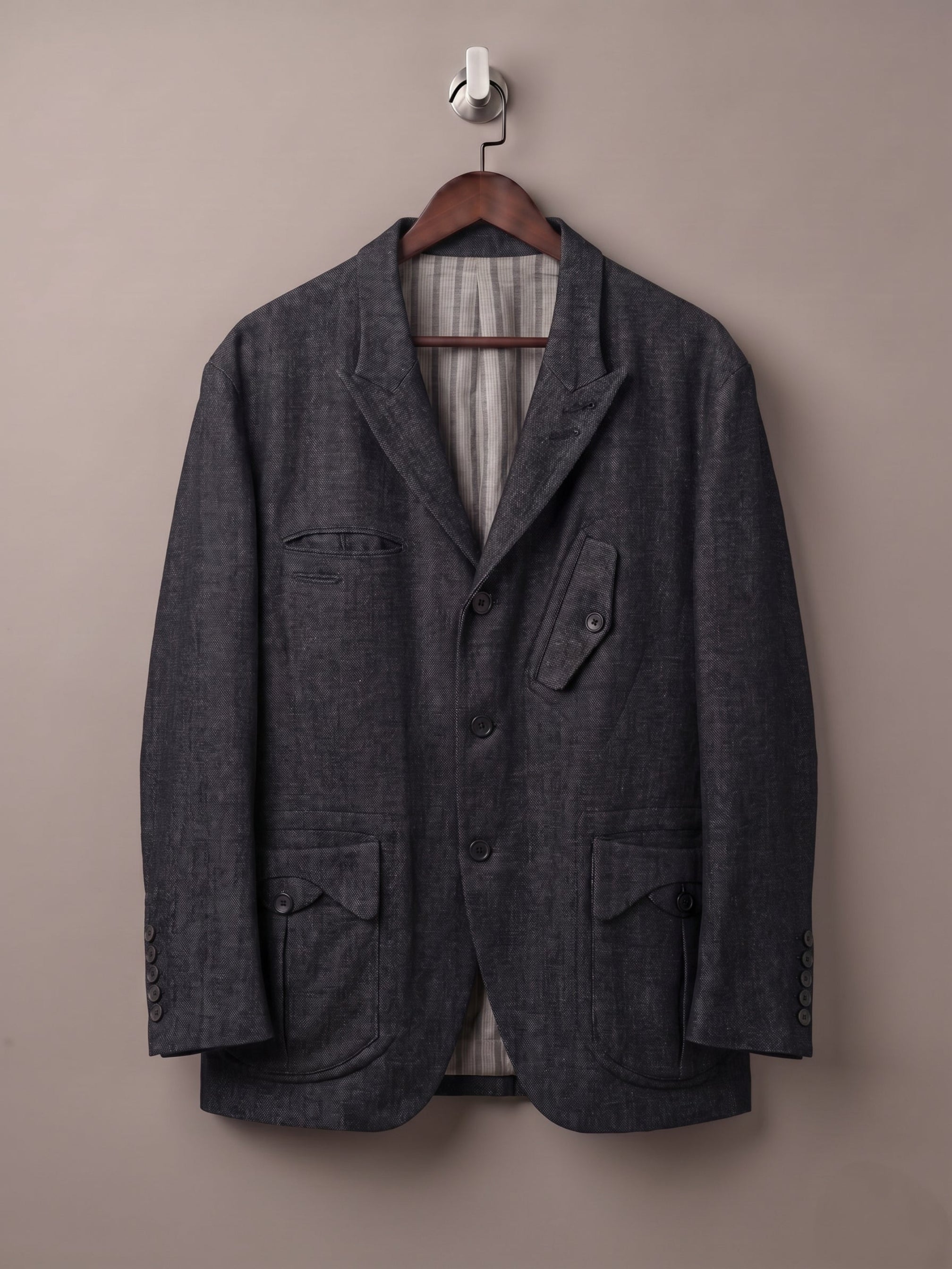 3-Button Safari Jacket