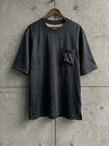 Round Collar Print T-shirt