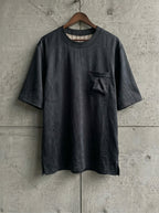 Round Collar Print T-shirt