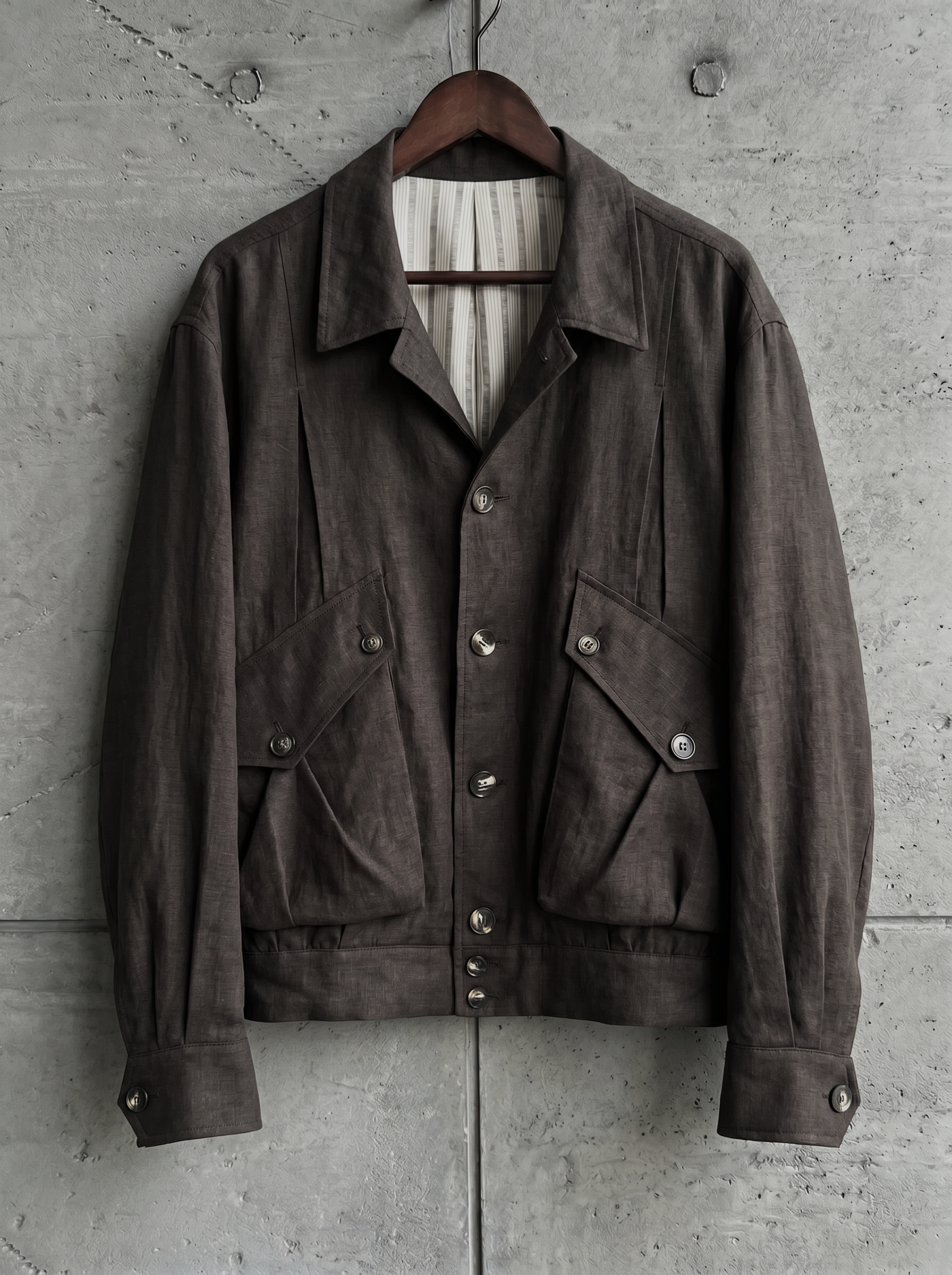 Cropped Cinch-Back Jacket