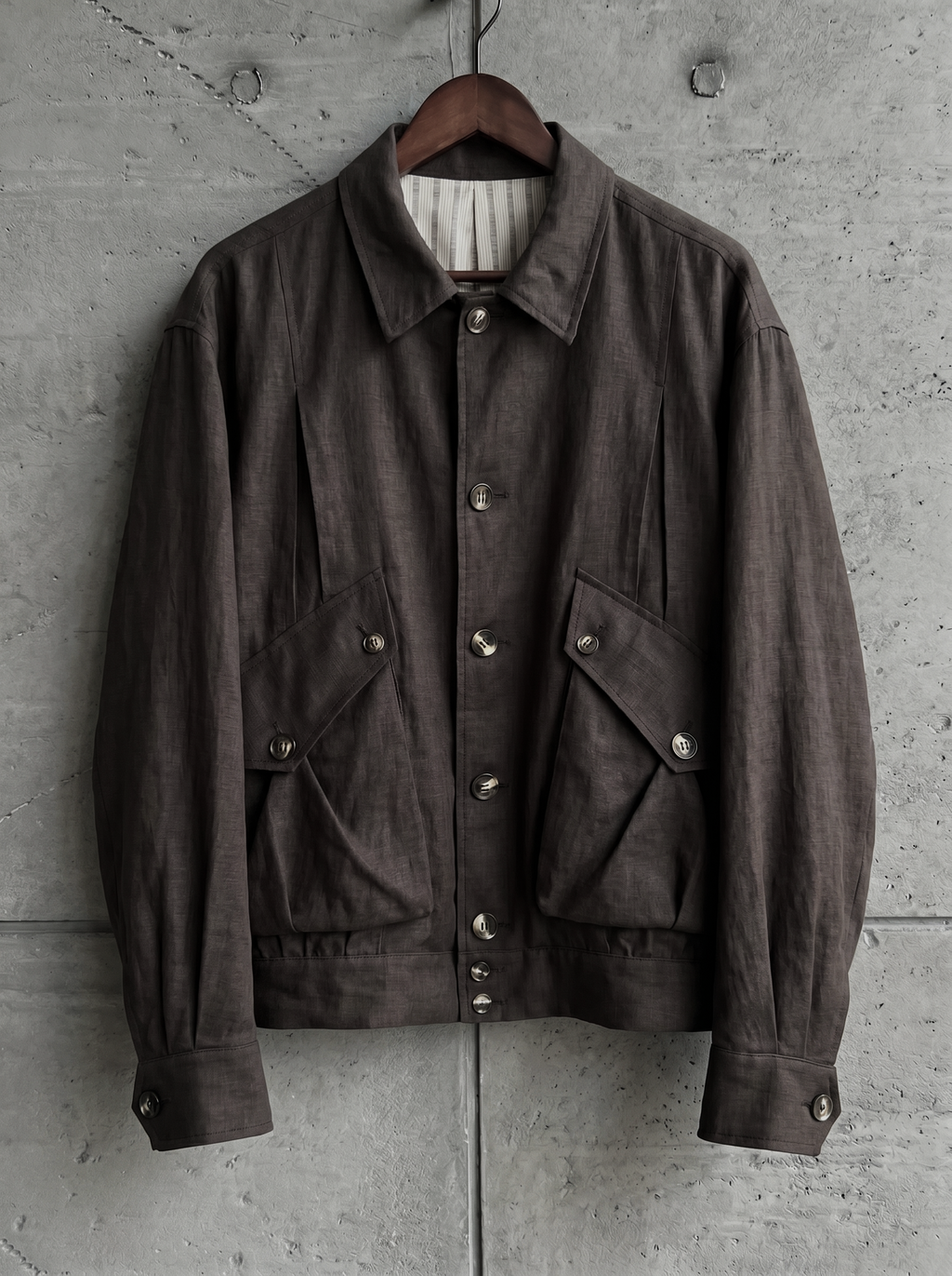 Cropped Cinch-Back Jacket