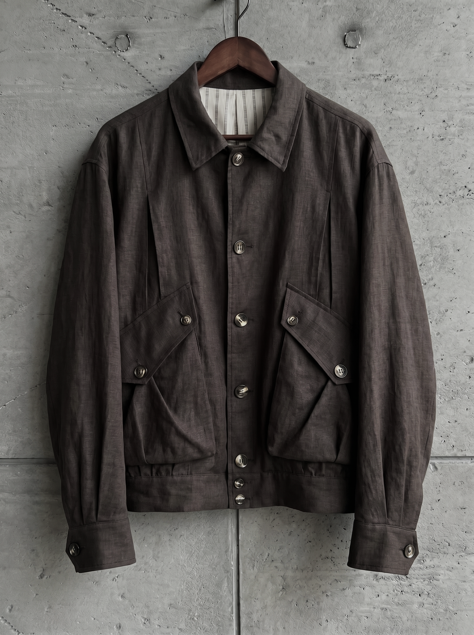 Cropped Cinch-Back Jacket