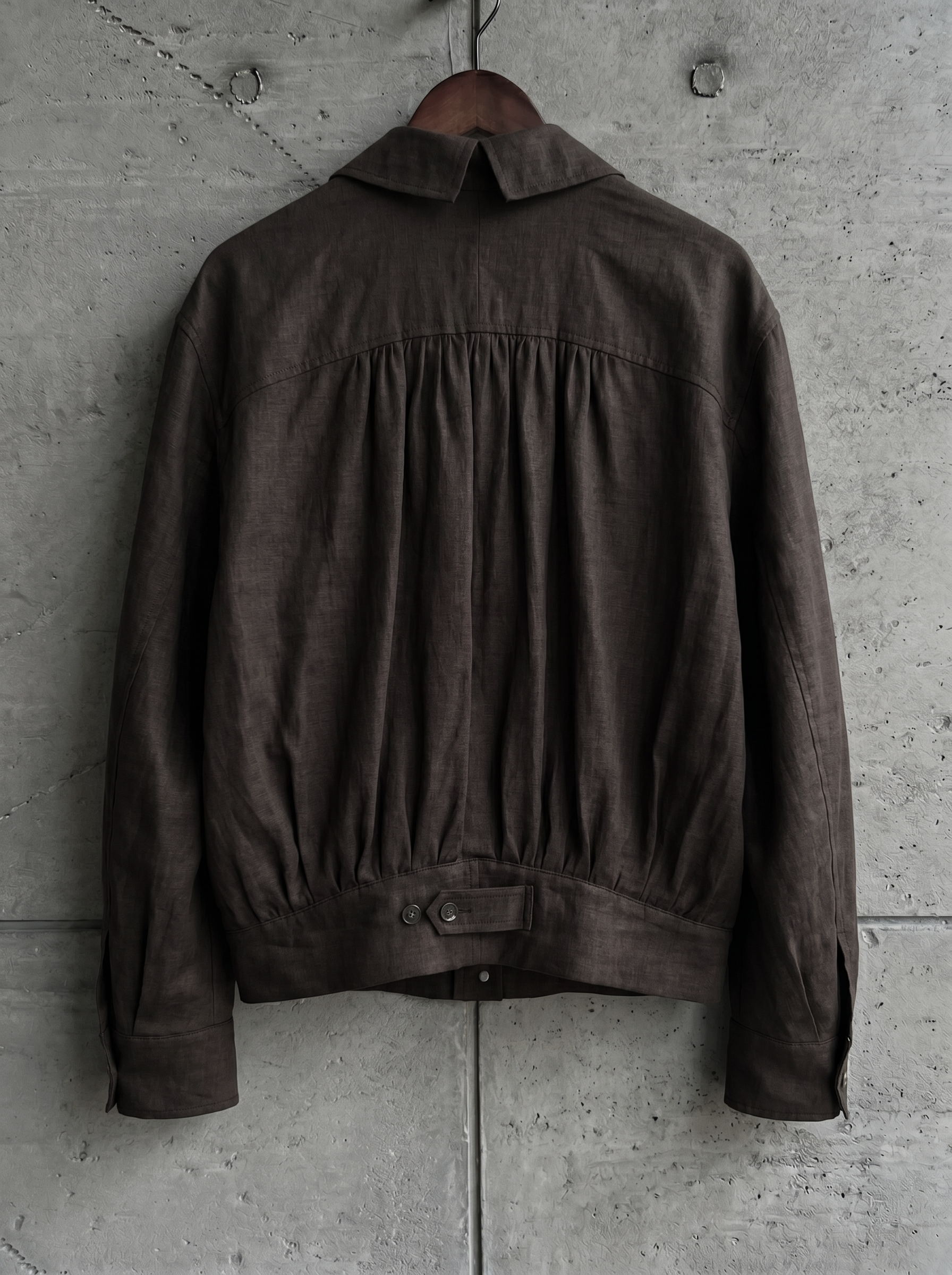 Cropped Cinch-Back Jacket