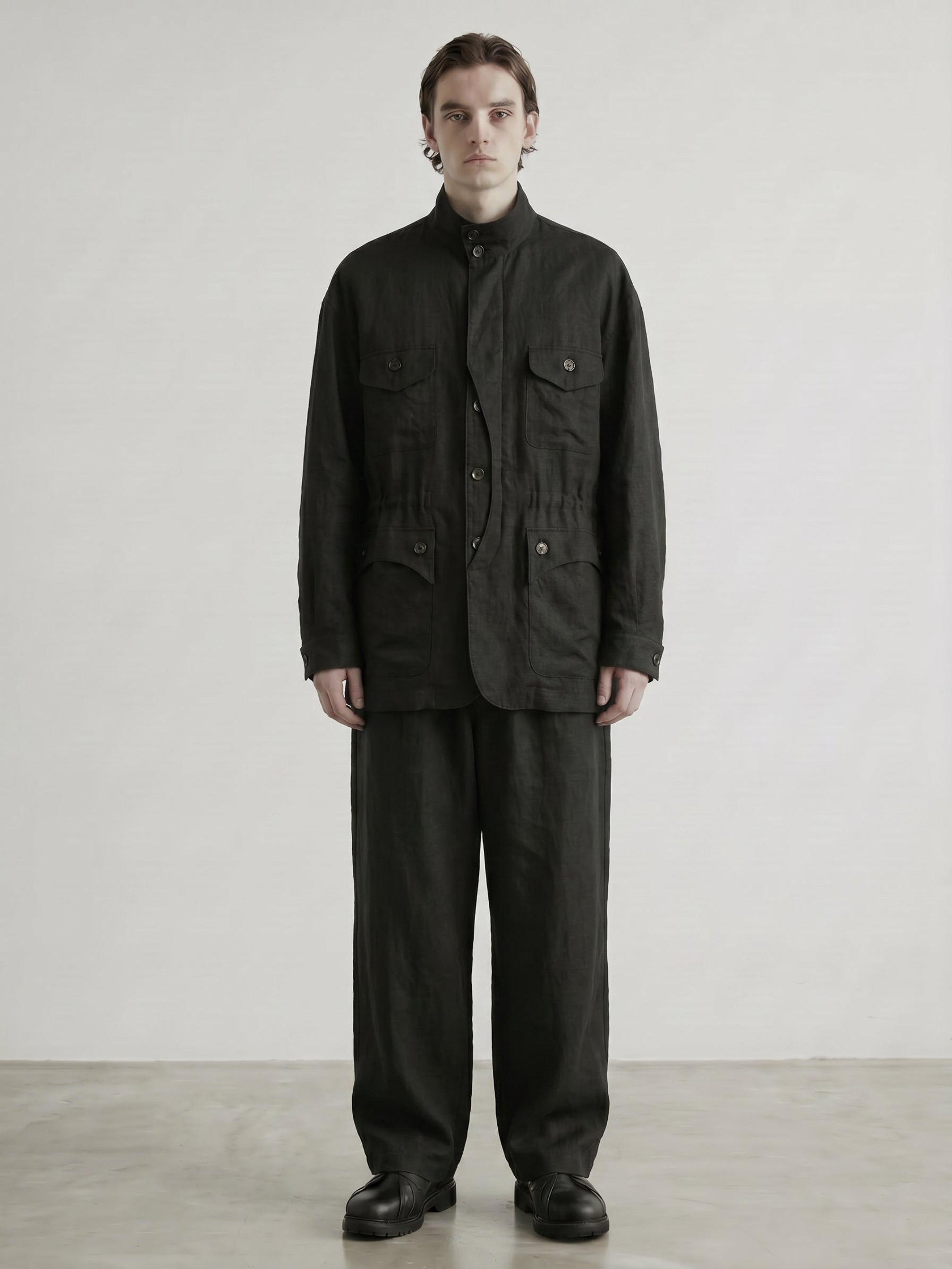 Stand Collar Field Jacket