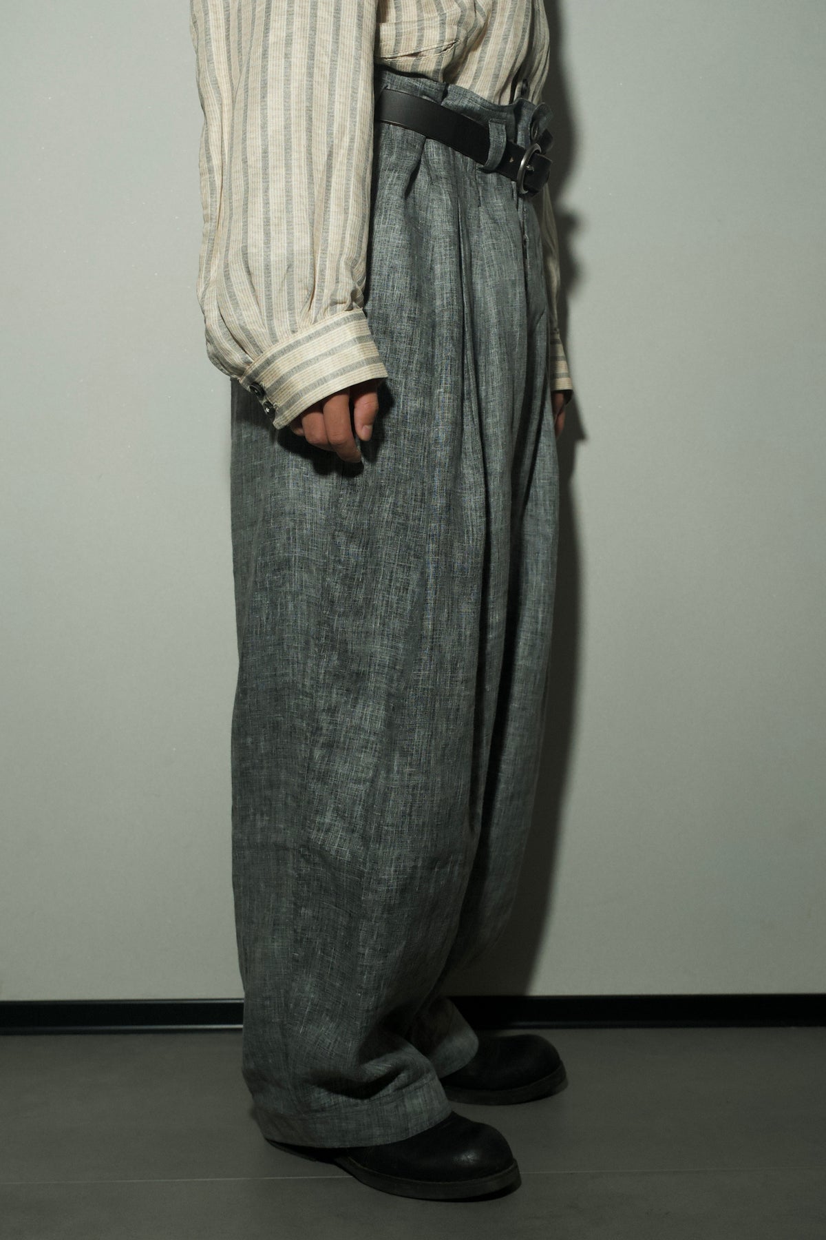 Ink Dyed Long Trousers