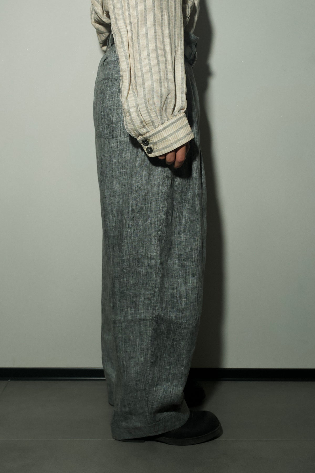 Ink Dyed Long Trousers