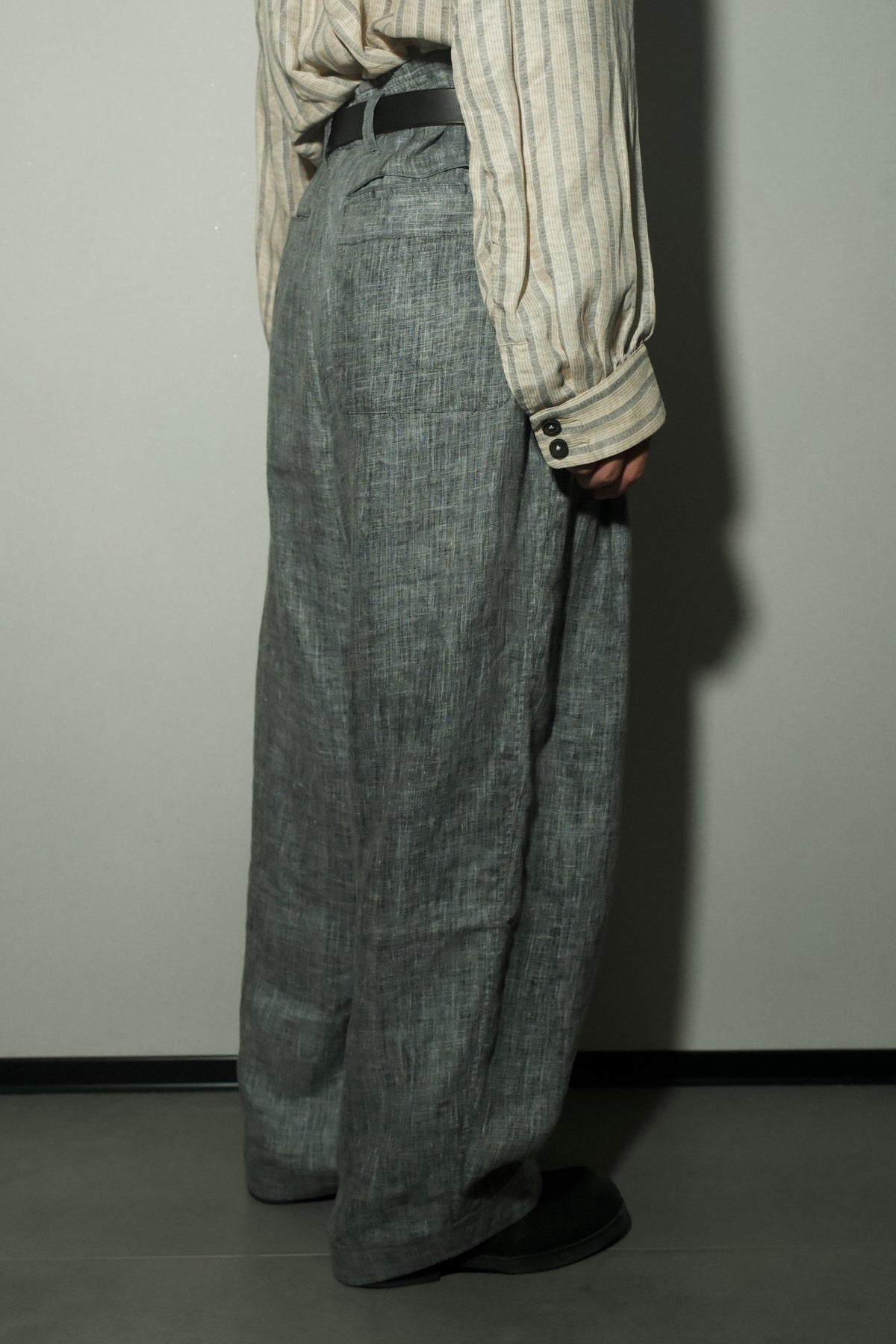 Ink Dyed Long Trousers