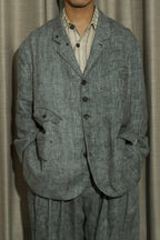 5-Button Ink Dyed Blazer