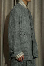 5-Button Ink Dyed Blazer