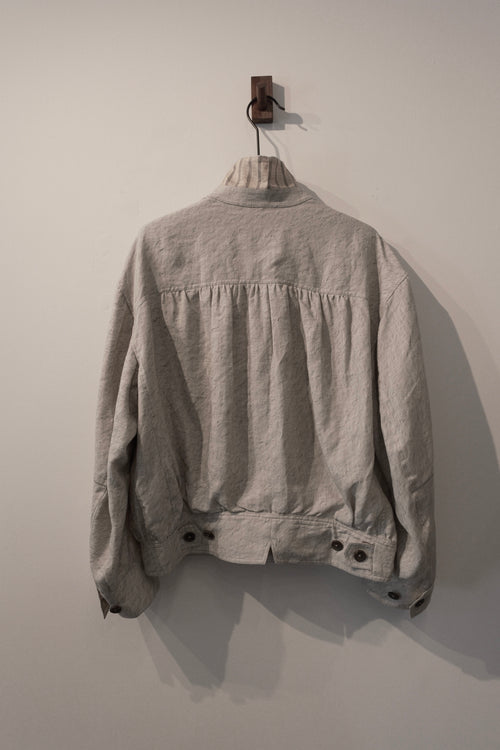 Cinch-back Blouson - Grey
