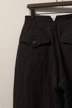 Cropped Trousers - Black