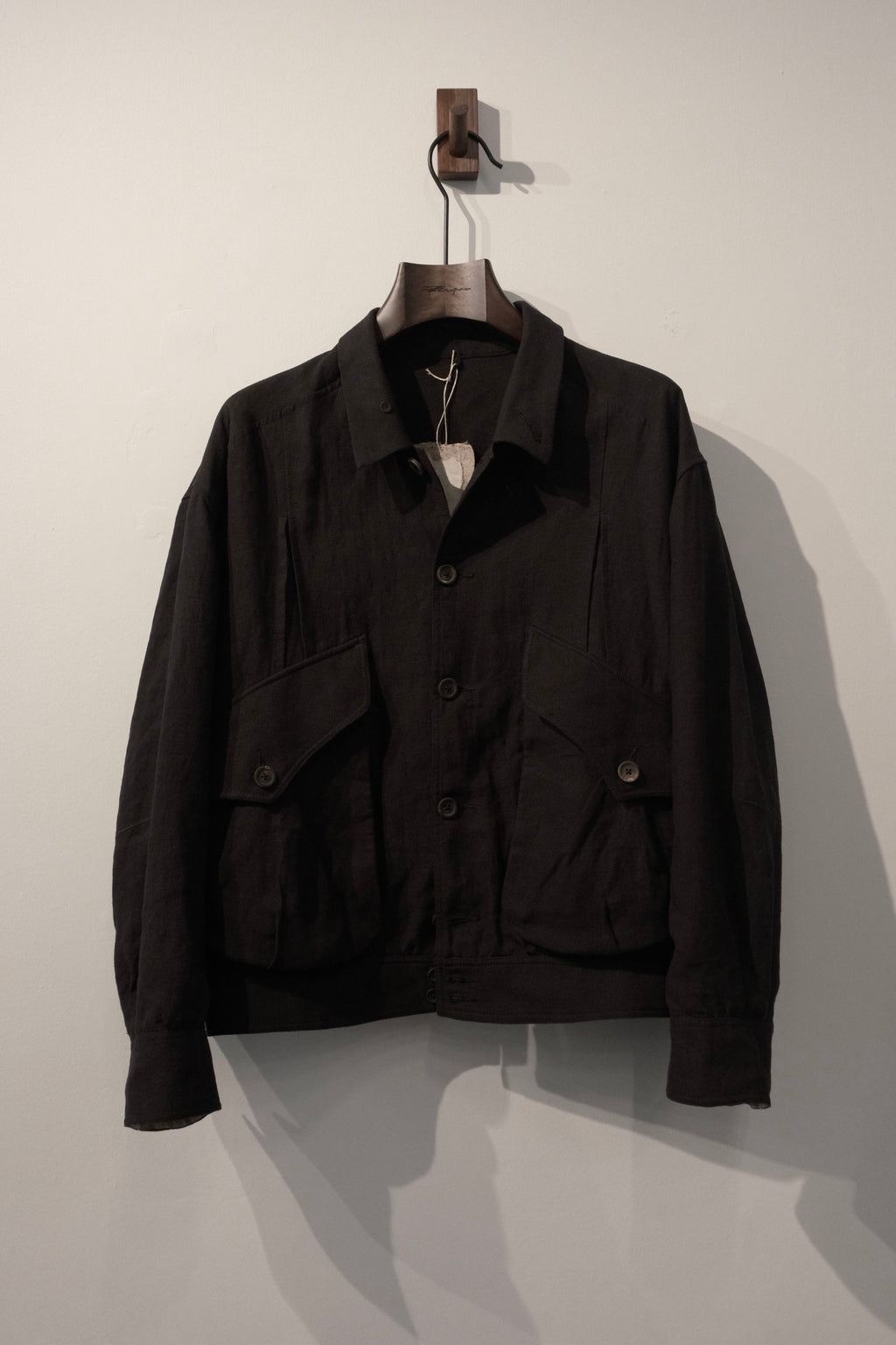 Cinch-back Blouson - Black