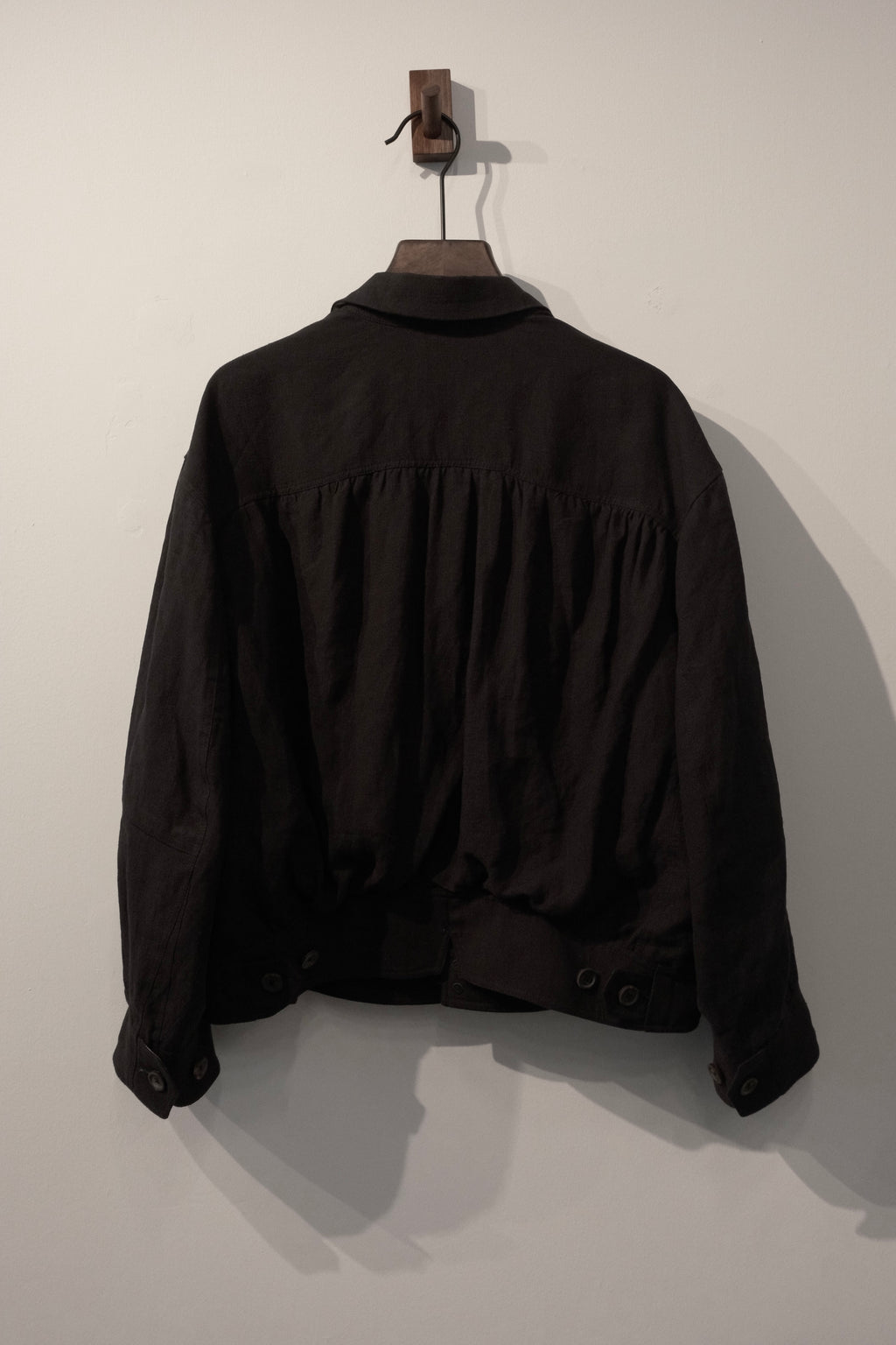 Cinch-back Blouson - Black