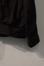 Cinch-back Blouson - Black