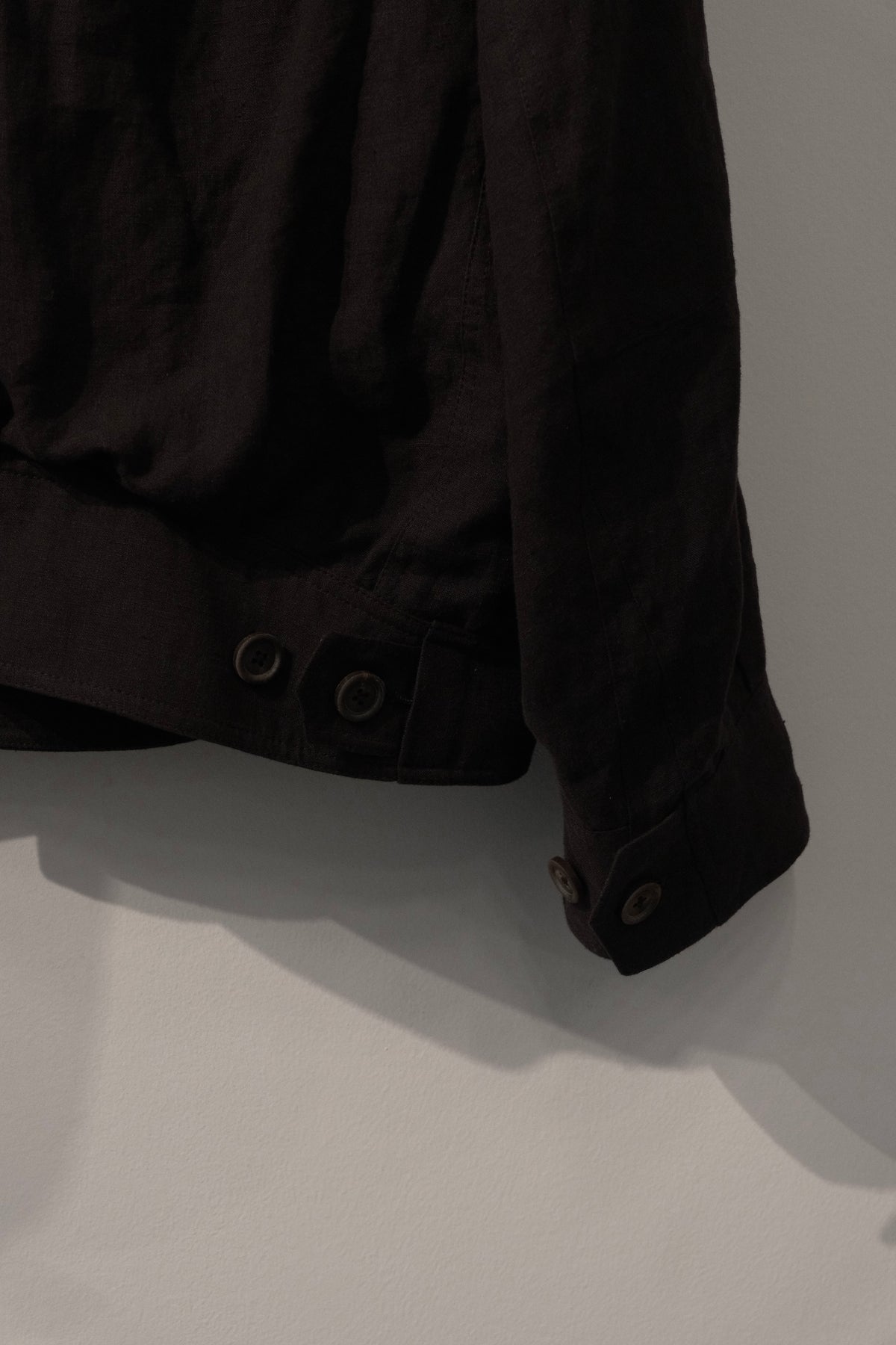 Cinch-back Blouson - Black