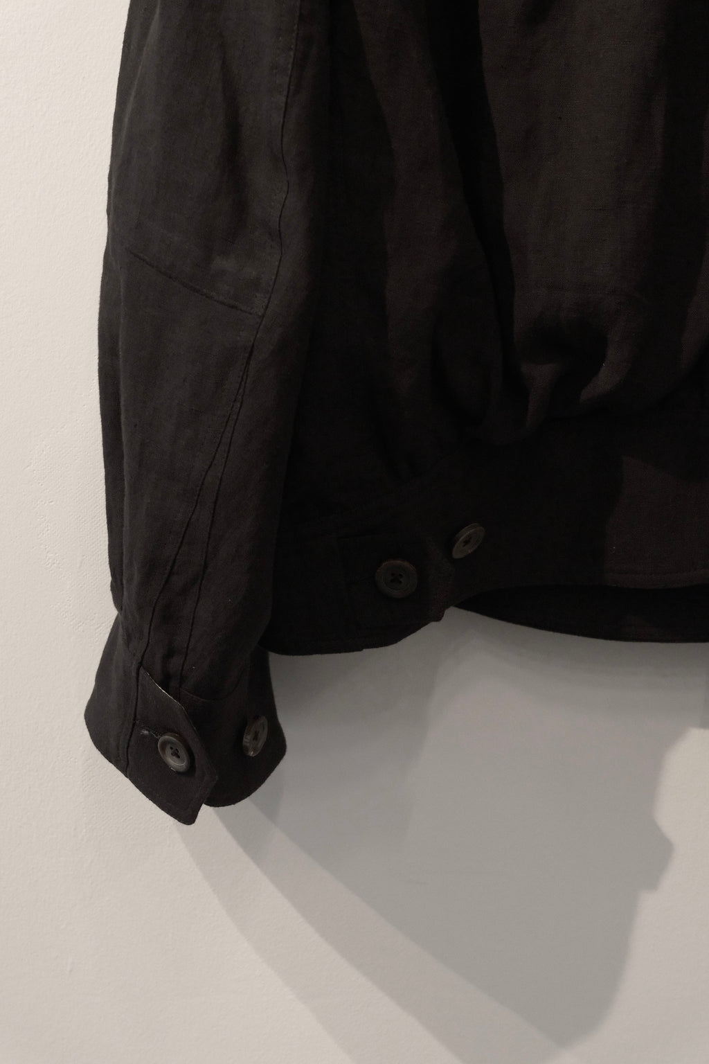 Cinch-back Blouson - Black