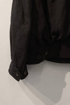 Cinch-back Blouson - Black