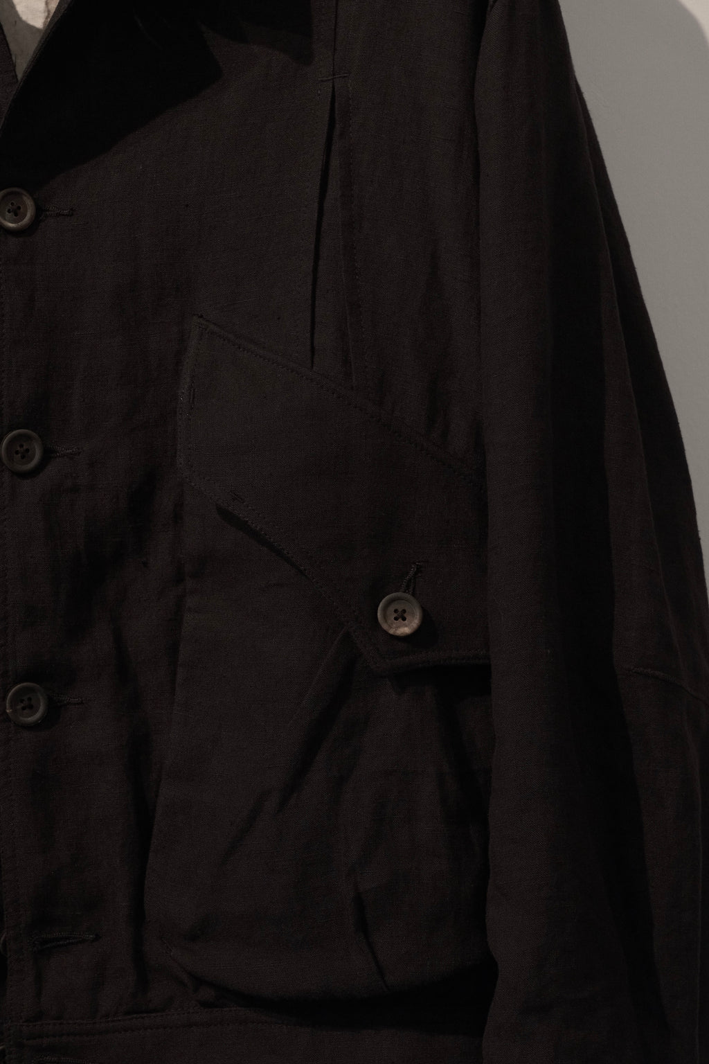 Cinch-back Blouson - Black