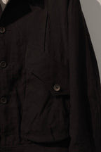 Cinch-back Blouson - Black