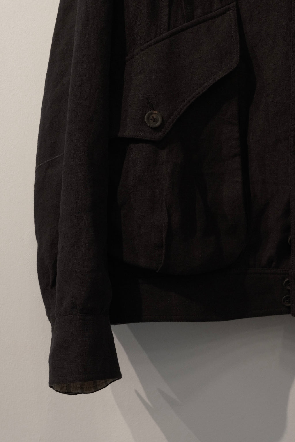 Cinch-back Blouson - Black