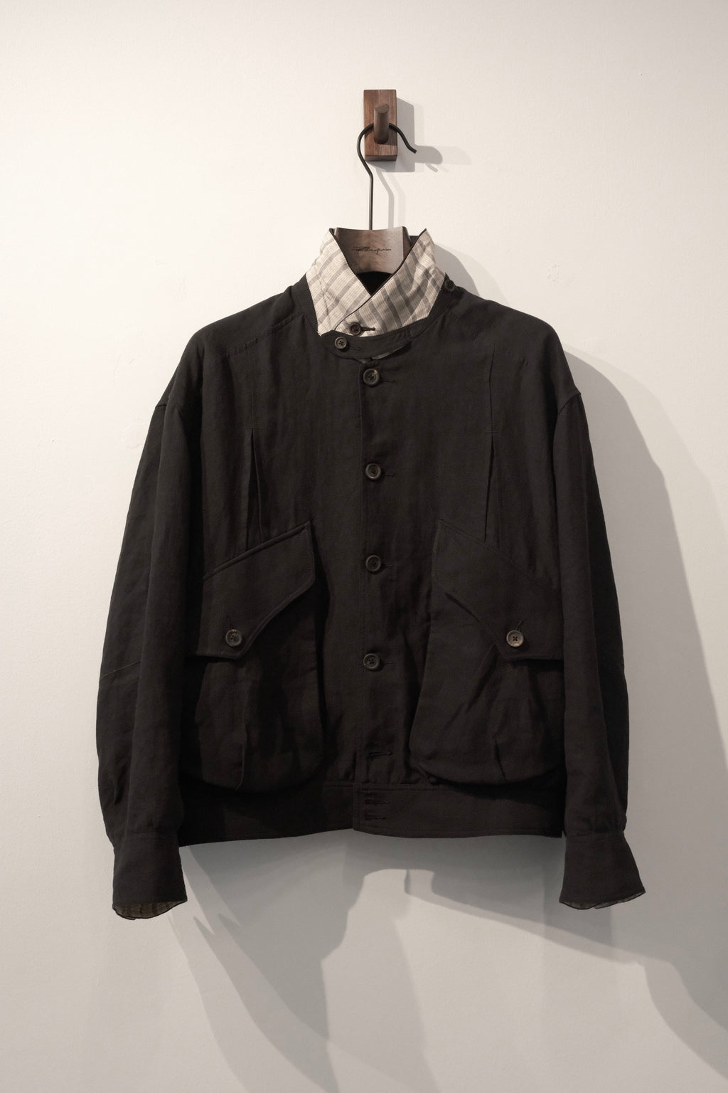 Cinch-back Blouson - Black