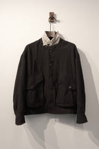Cinch-back Blouson - Black