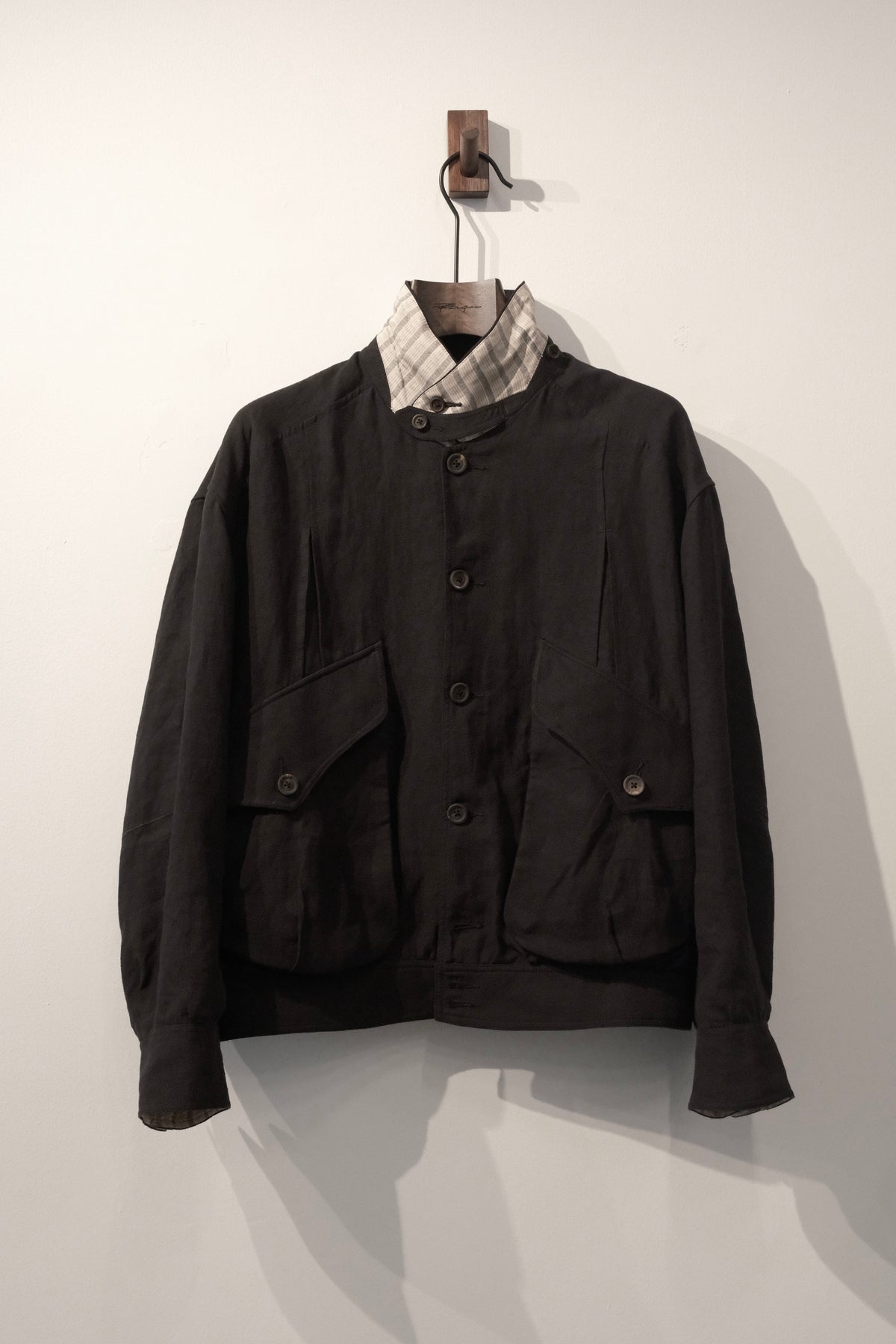 Cinch-back Blouson - Black