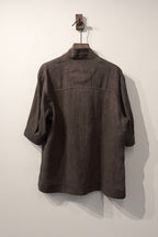 Overlapping Pocket T-shirt - Dark Grey