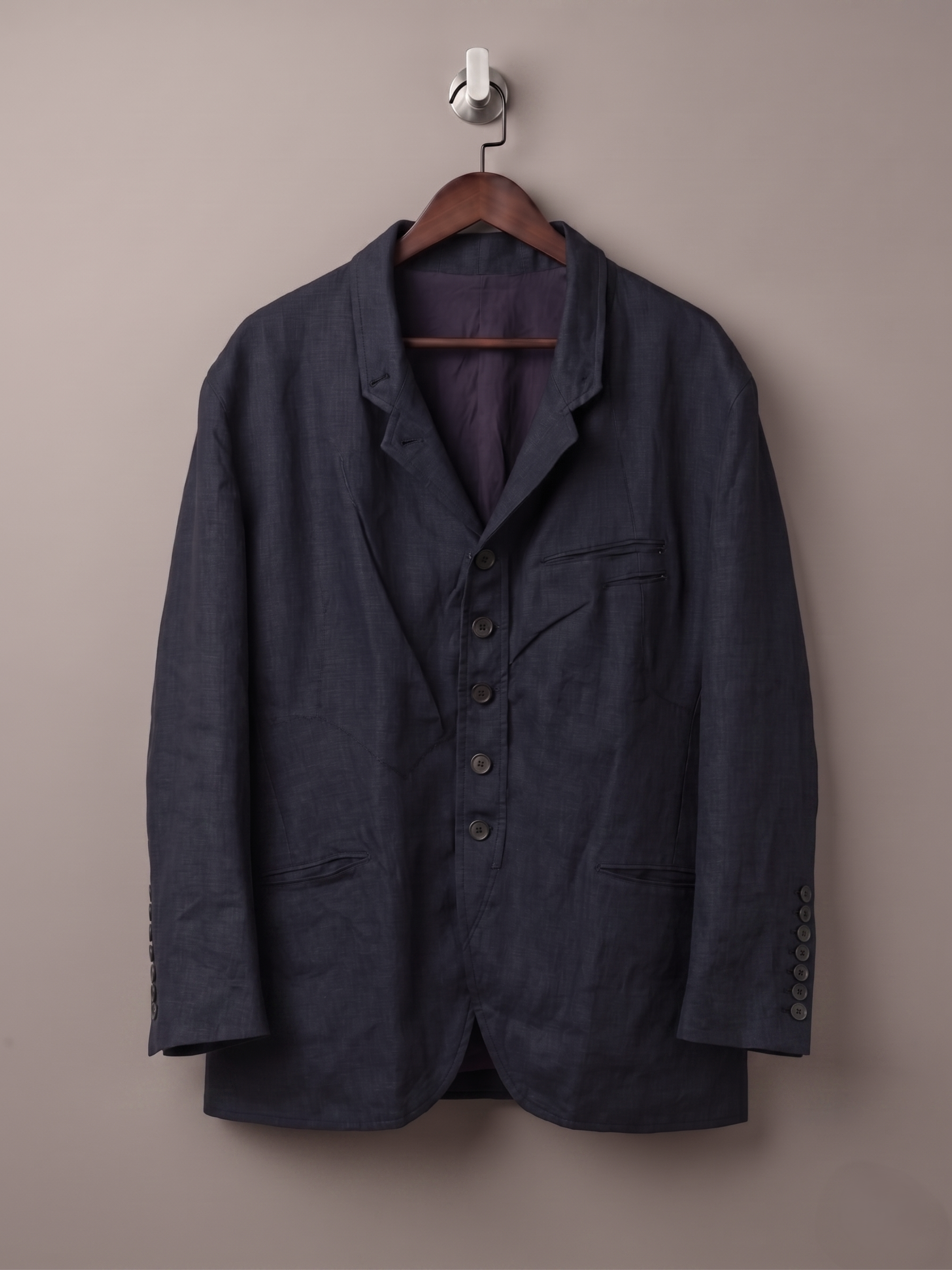 5-Button Pleated Jacket