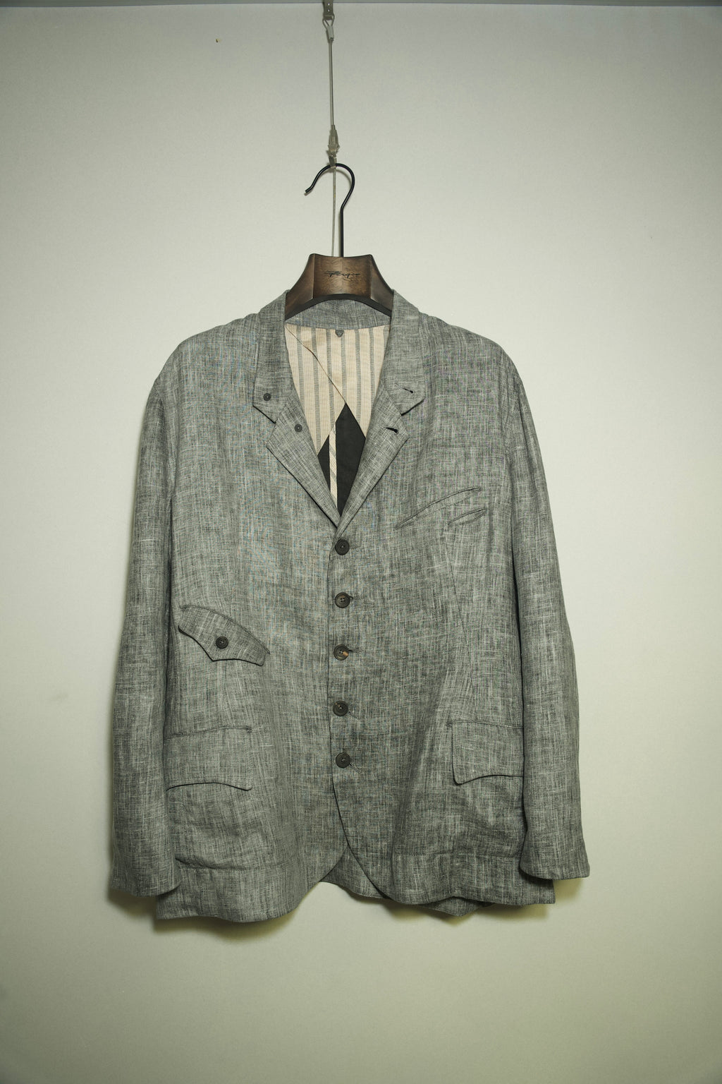 5-Button Ink Dyed Blazer