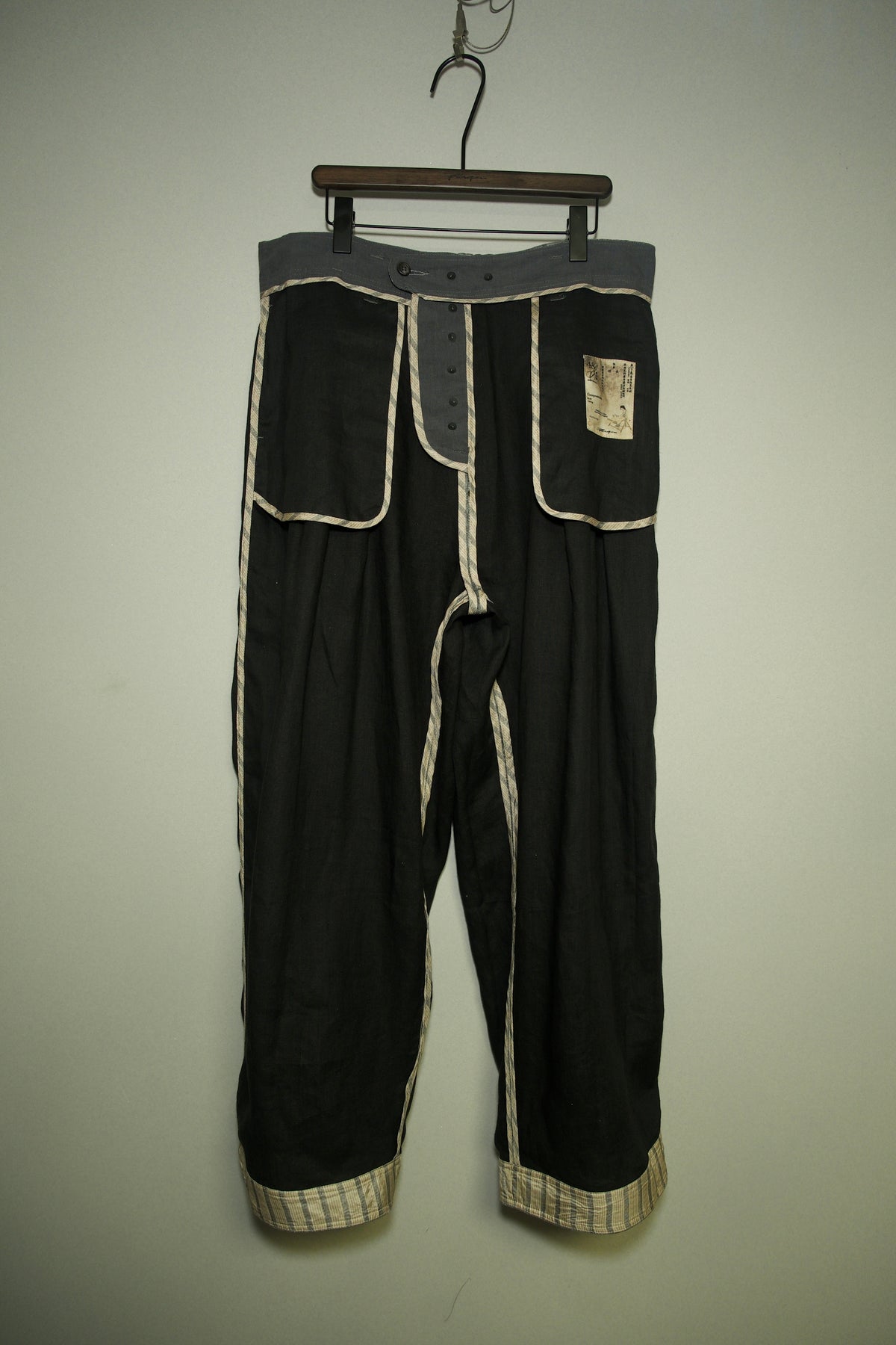 Ink Dyed Long Trousers
