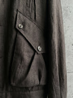 Cropped Cinch-Back Jacket