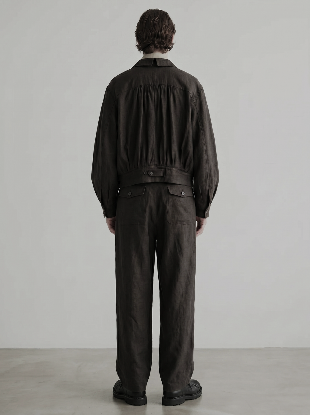 Cropped Cinch-Back Jacket
