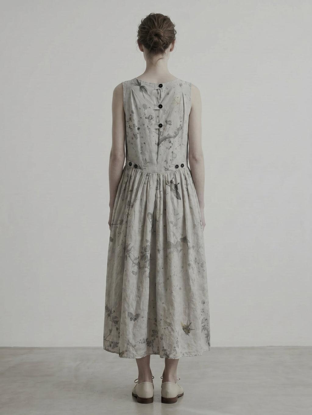 Digital Print Sleeveless Dress