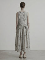 Digital Print Sleeveless Dress