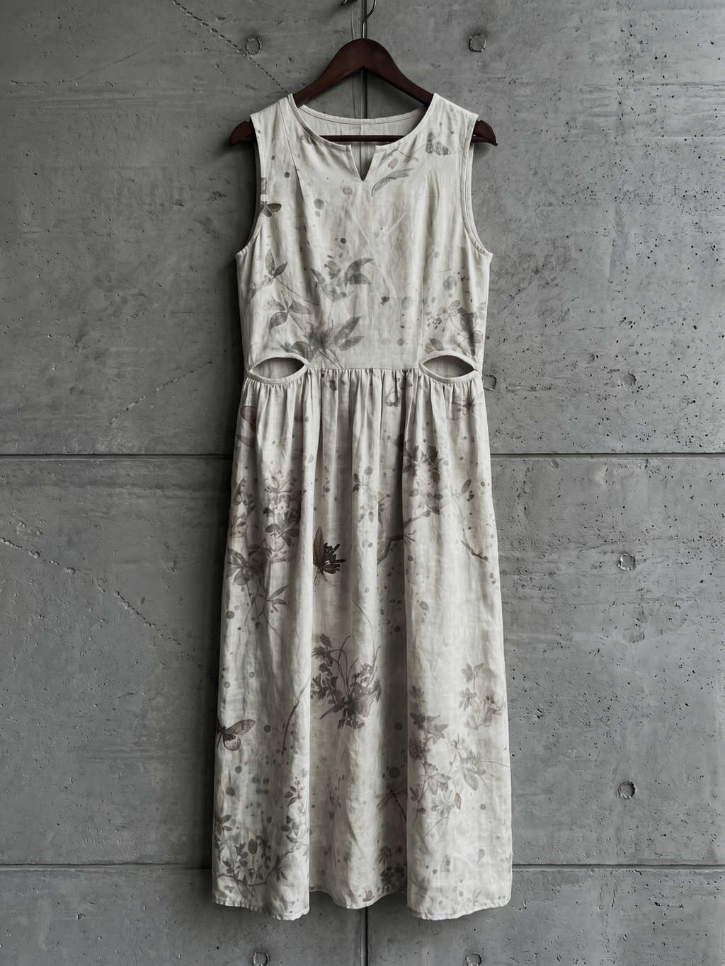 Digital Print Sleeveless Dress