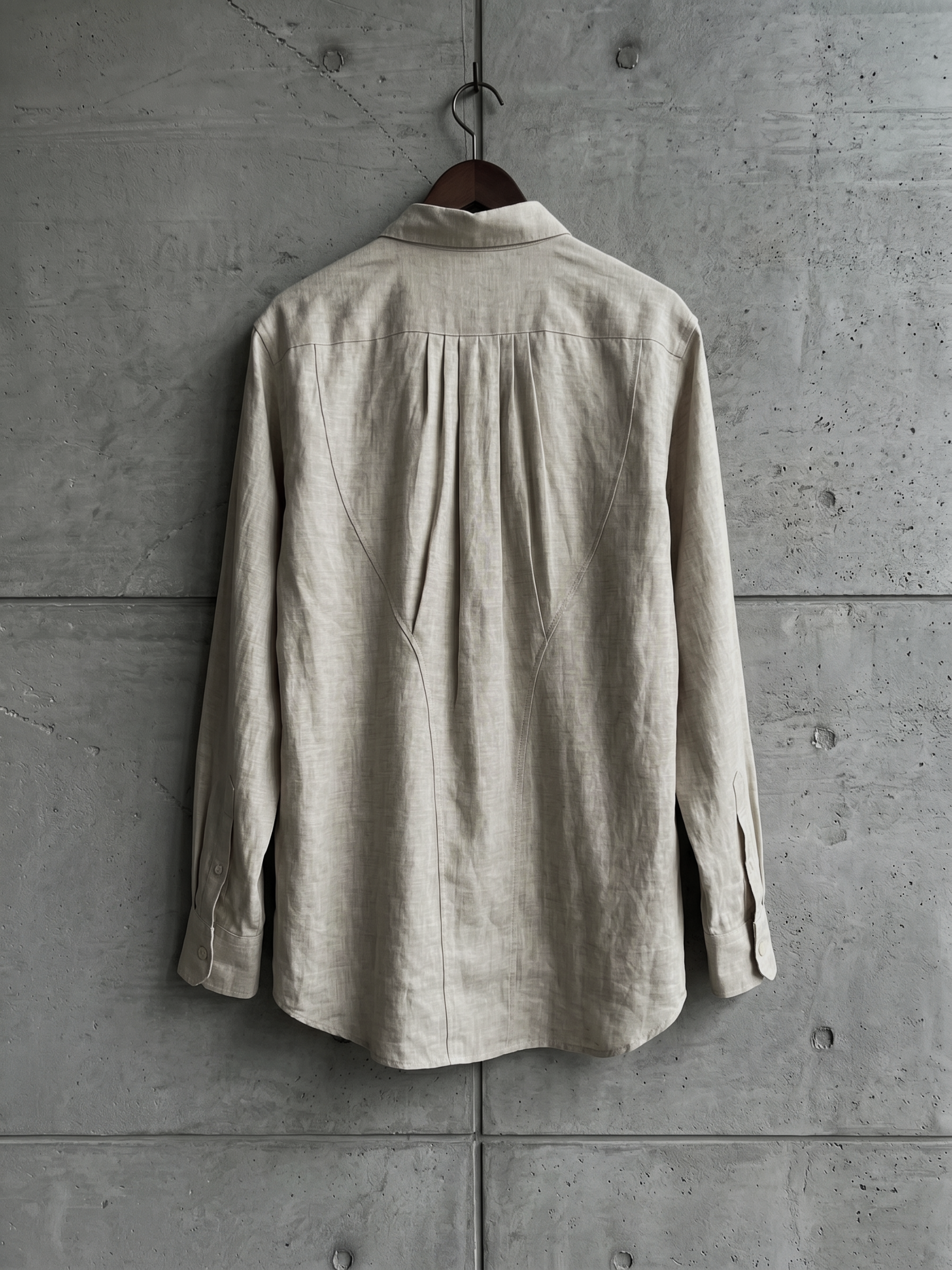 Band Collar Pocket Shirt