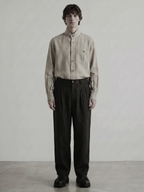 Band Collar Pocket Shirt