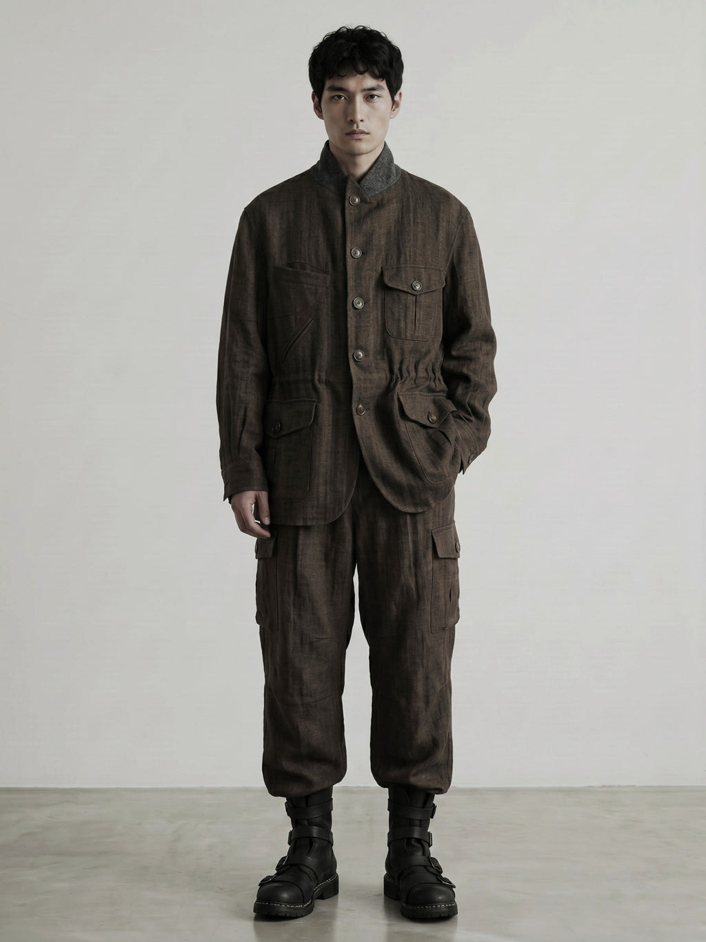 Adjustable Waist Safari Jakcet