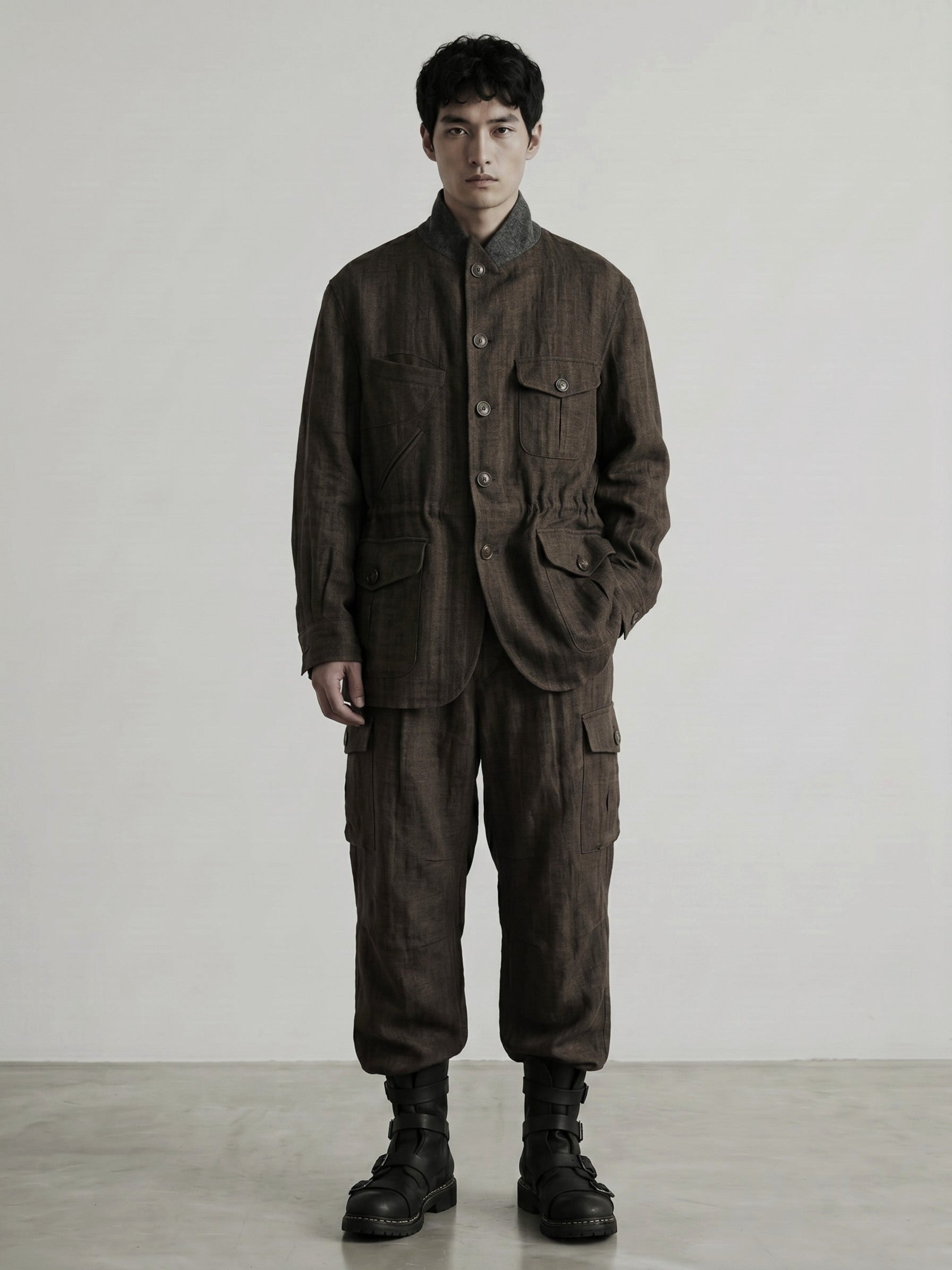 Adjustable Waist Safari Jakcet